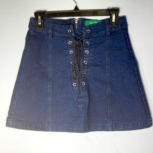 Signature Eight Denim Skirt